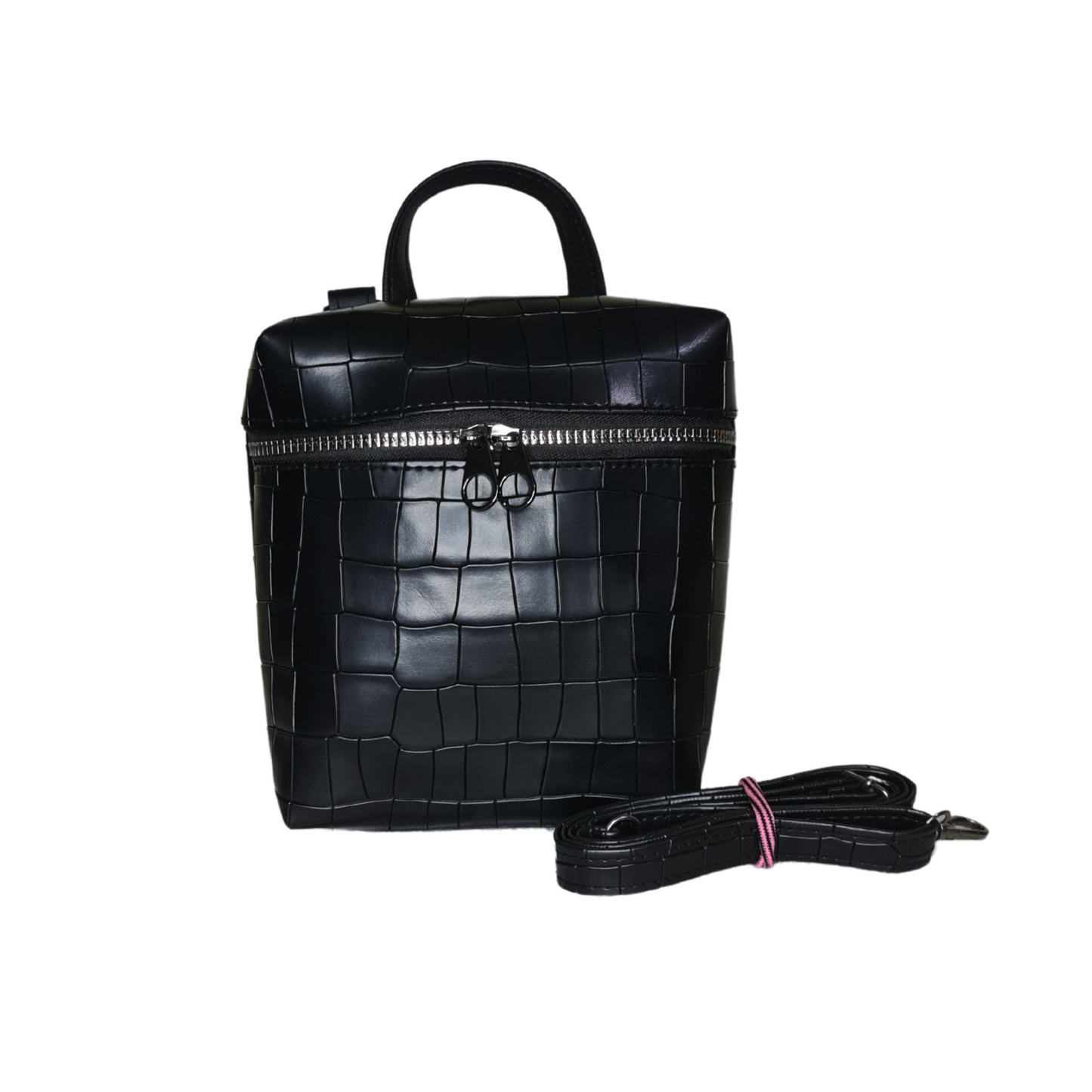 Women's Crocodile Embossed Sera Shoulder Bag