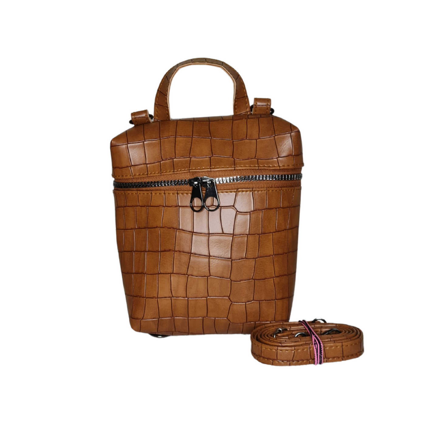 Women's Crocodile Embossed Sera Shoulder Bag