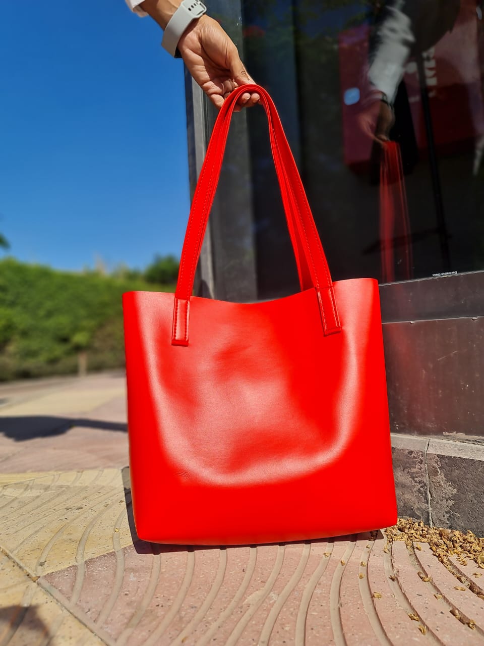 leather totty bag, shoulder bag